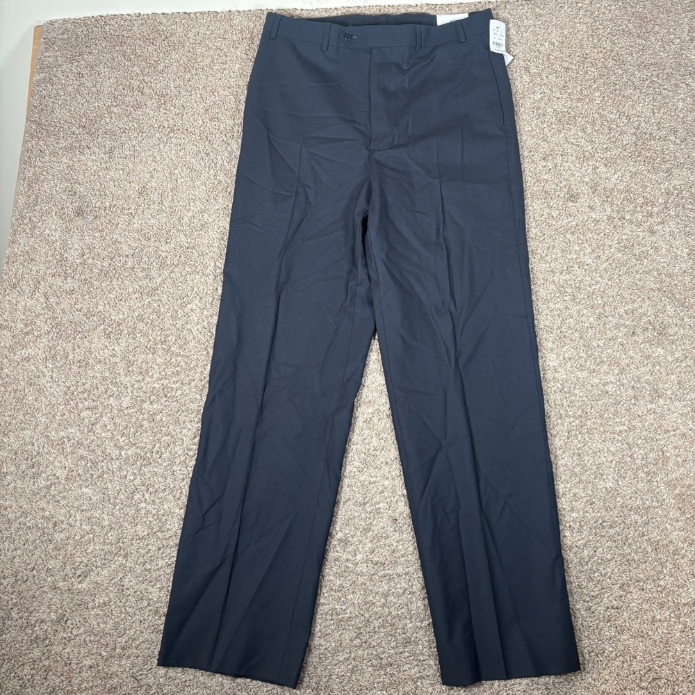 Brooks Brothers Men's Navy Dress Pants - Straight Leg